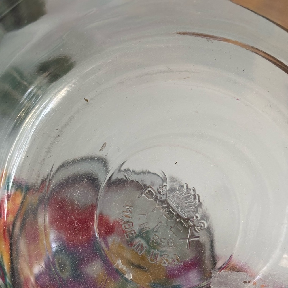 Vintage 1980’s Pyrex glass clear double boiler. - Picture 4 of 4